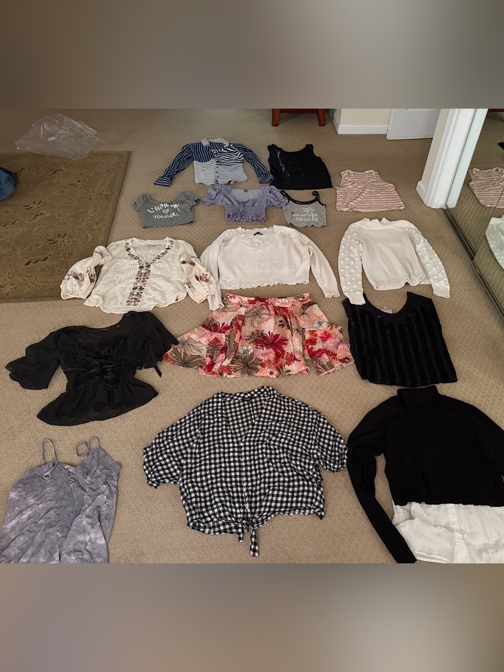 15 tops size xsmall